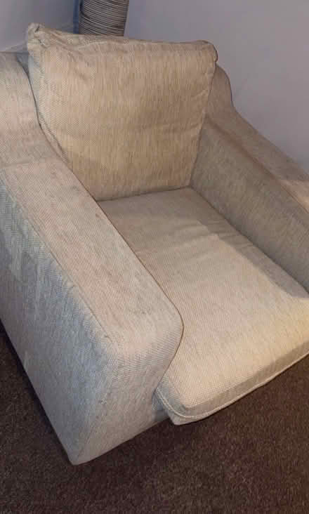 Photo of free Comfy Beige Armchair - Pickup (Cardiff) #2