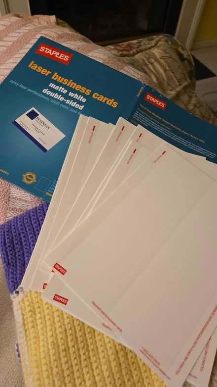 Photo of free Business cards stock paper (Columbia, Md) #1