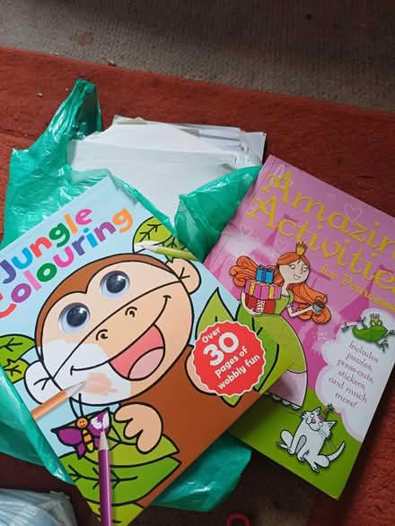 Photo of free Colouring books and scrap paper (GL4) #1