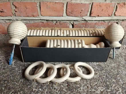 Photo of free Curtain rings (Kenley CR8) #1