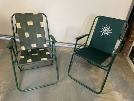 Photo of free 2 x folding deck chairs (Edenbridge TN8) #1