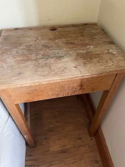 Photo of free Old School Desk (Brigstock NN14) #2