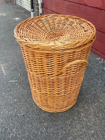 Photo of free Wicker laundry basket (Worthing BN11) #1