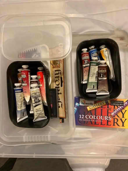 Photo of free Old art supplies (Weston) #1