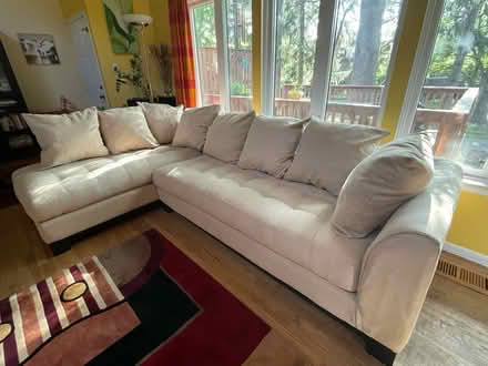 Photo of free Large sectional sofa (Princeton close to Rt 1) #2