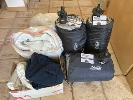 Photo of free Coleman Airbeds, Pumps, and Linens (Slingerlands) #1