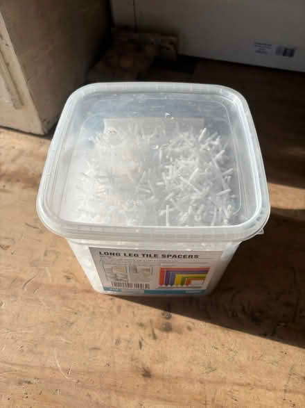 Photo of free Box of tile spacers (Wallington) #1
