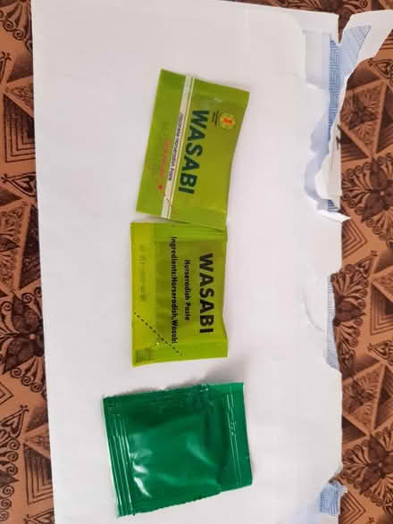 Photo of free Wasabi sachets (Isleworth TW7) #1