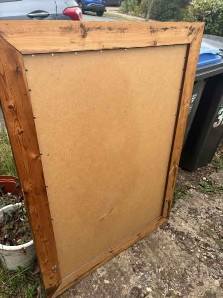 Photo of free Large Wooden Frame Mirror - good condition (Lemsford AL8) #2