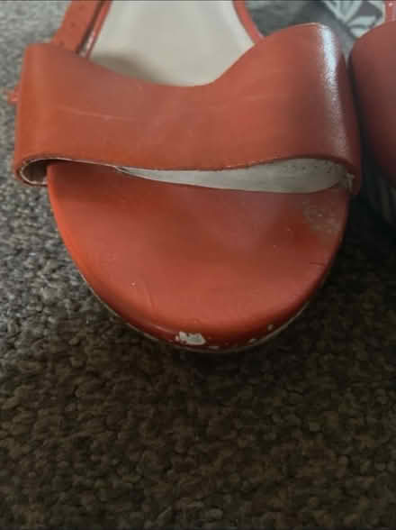 Photo of free Orange Sandals size 7.5 (Hucclecote GL3) #2