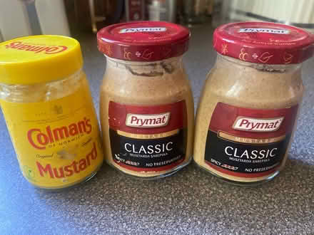 Photo of free Mustard Jars (St Albans AL1) #1