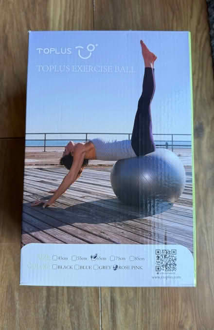 Photo of free Toplus Exercise Ball - New in Box (Hatching Green AL5) #1