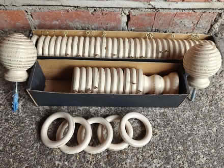 Photo of free Curtain rings (Kenley CR8) #2