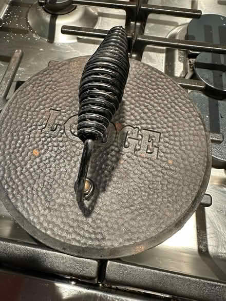 Photo of free Cast Iron Bacon Press (Brookline Village) #1