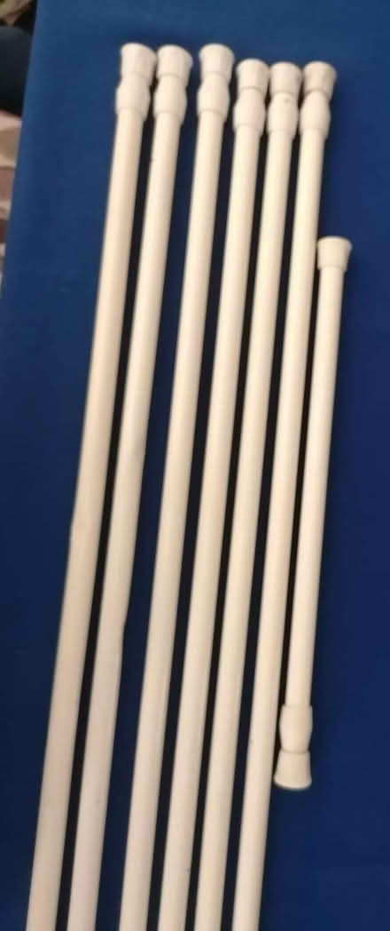 Photo of free Adjustable white Net / curtain Rod(s) (Presteigne LD8) #1