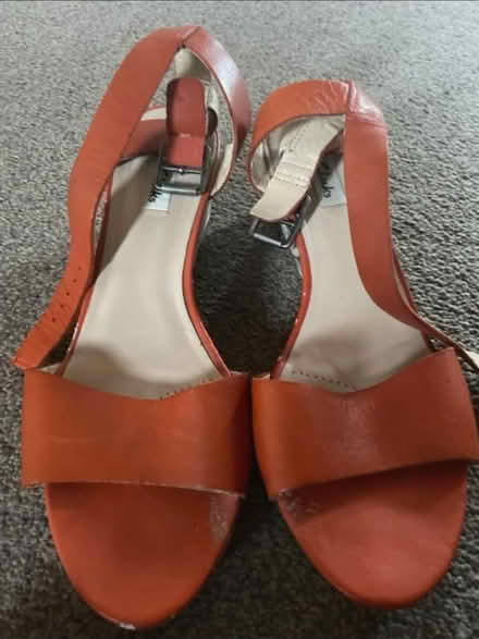 Photo of free Orange Sandals size 7.5 (Hucclecote GL3) #3