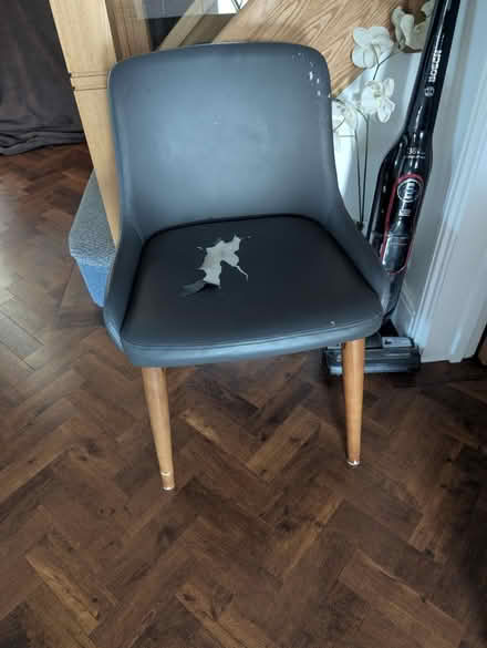 Photo of free Chair, leather is ripped (Rayleigh) #3