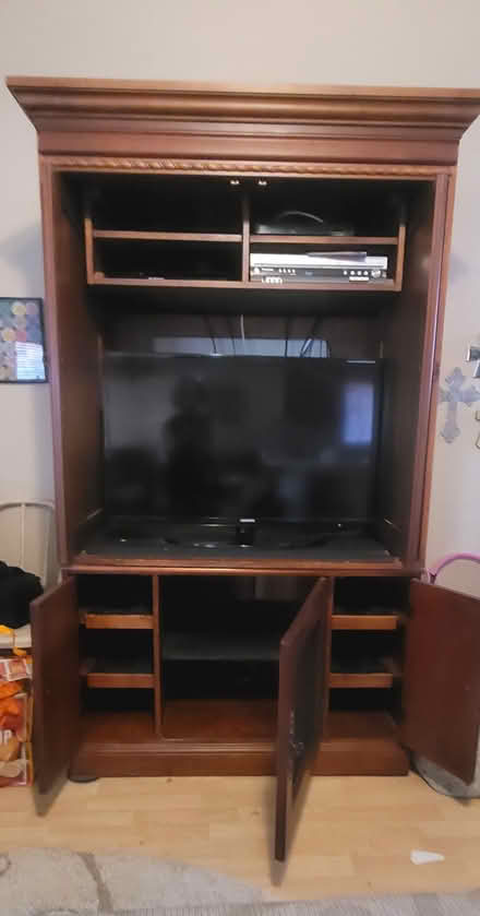 Photo of free Solid wood cabinet (67th Ave & Greenway) #2