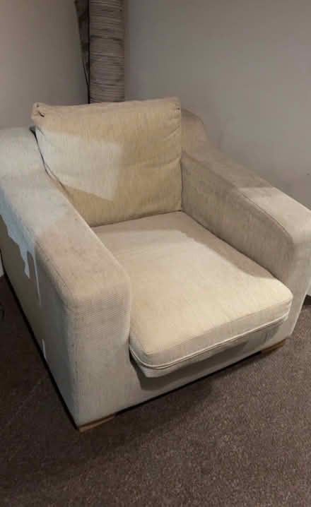 Photo of free Comfy Beige Armchair - Pickup (Cardiff) #1