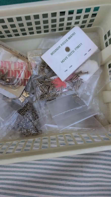 Photo of free Small brass nails etc for model making (Aldwick PO21) #1