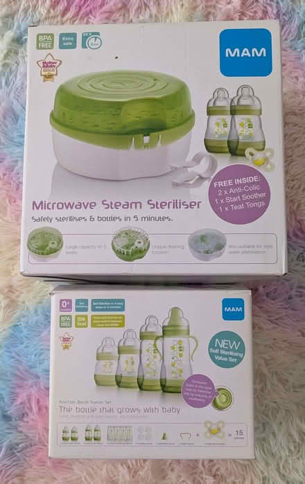Photo of free baby bottles and steriliser (Northwood HA6) #1
