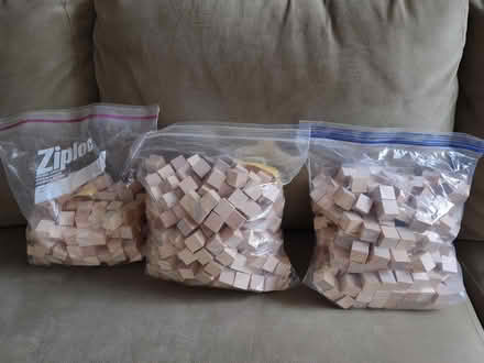 Photo of free 1 x 1 wooden cubes (near Shaws in Groton) #1