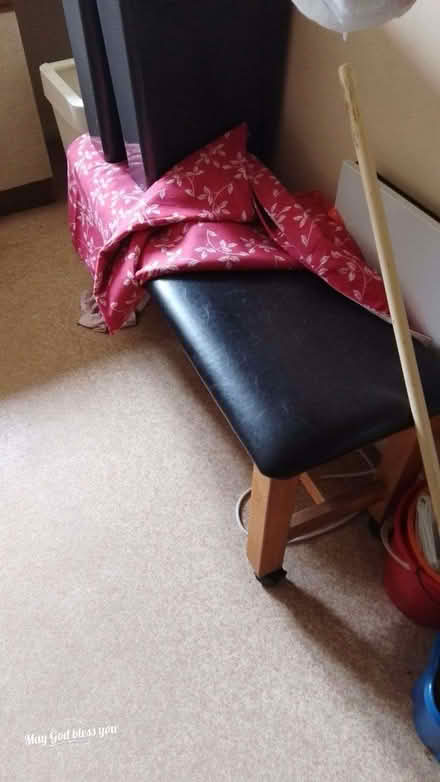 Photo of free low bench on wheels approximately 4 foot long (Ward End B8) #1