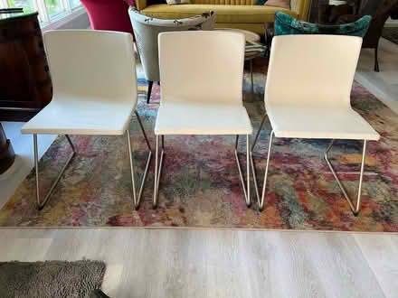 Photo of free 3 dining chairs (83rd & Mendingwall) #1