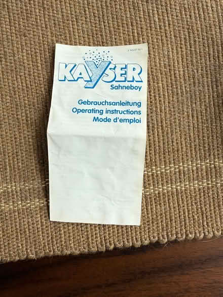 Photo of free Kayser Whipped Cream Dispenser (Vancouver, Yaletown) #4