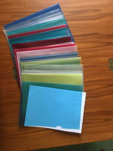 Photo of free A4 Plastic folders (Cromford DE4) #1
