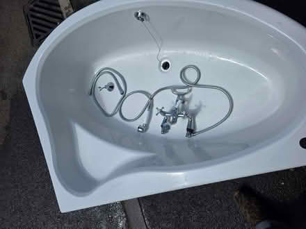 Photo of free Corner bath, with accessories! (Glynfach CF39) #3