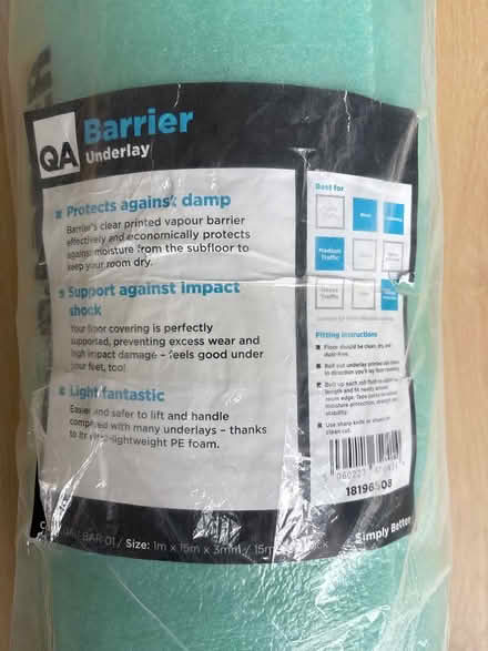 Photo of free 3mm underlay (W3) #2