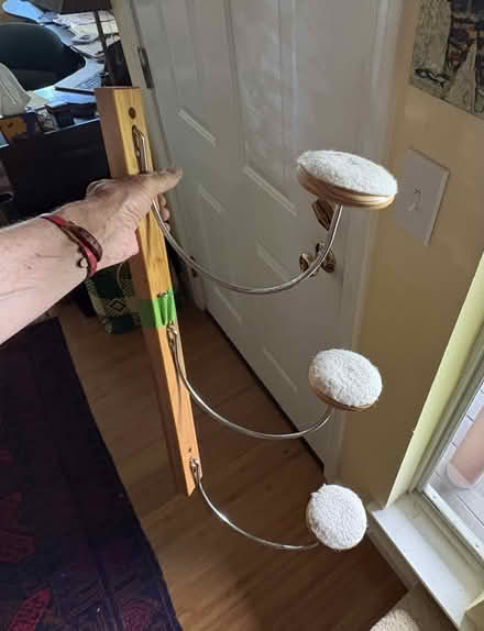 Photo of free 3 wall-mounted hat racks (Downtown near Southside Park) #1