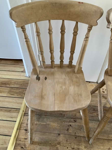 Photo of free 2 wooden chairs (Cowley OX4) #3