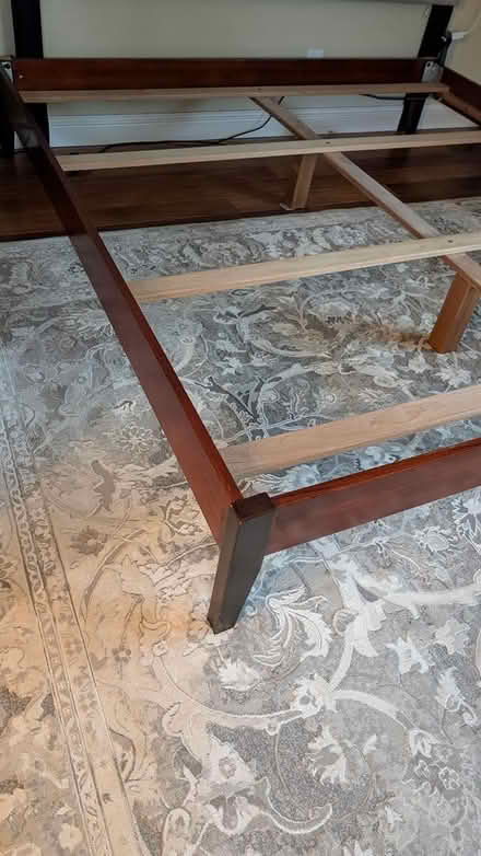 Photo of free Solid wood King Platform Bed frame (Cupertino/West San Jose) #4