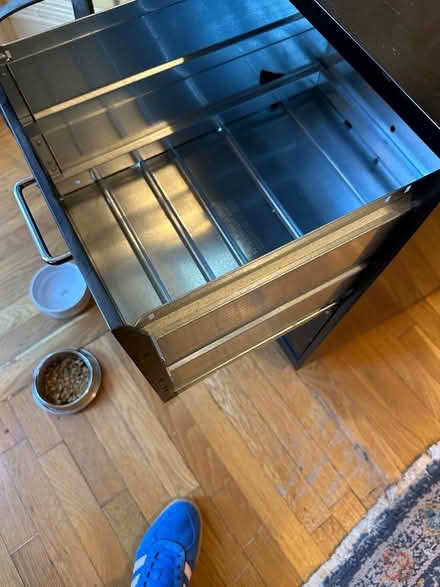Photo of free Black 2 drawer Filing cabinet (Brookline Village) #2