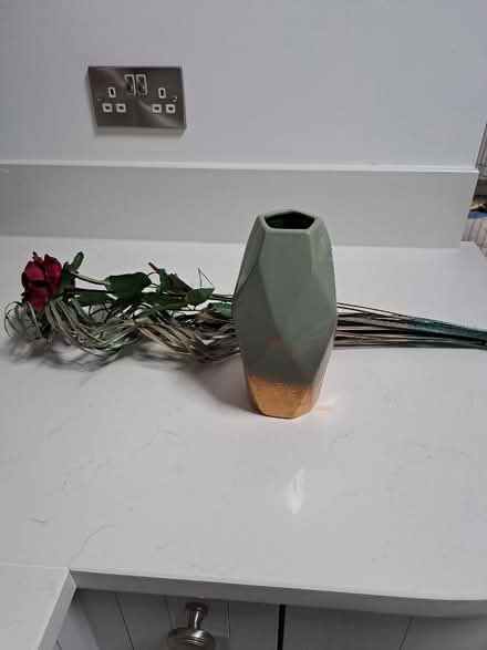 Photo of free Vase and flowers (Woodley RG5) #1