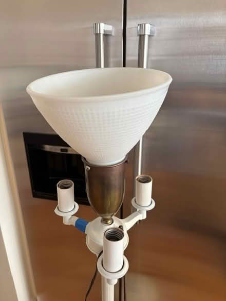 Photo of free Floor Lamp Painted white (Near Slaters Lane.) #3