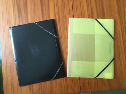 Photo of free A4 plastic document wallets (Cromford DE4) #1