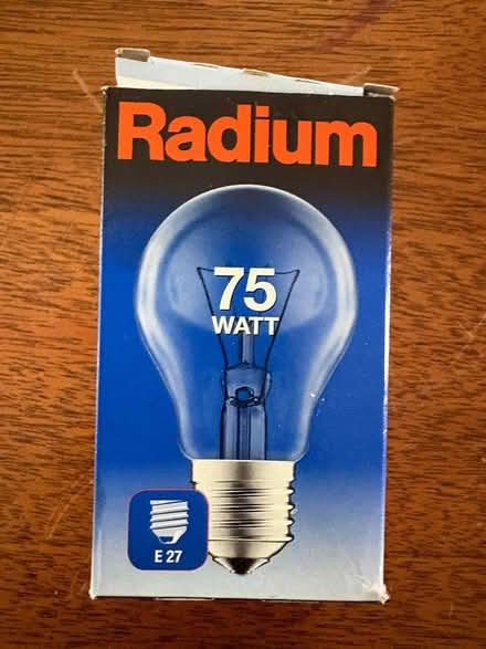 Photo of free 230 V/75 watt bulb (Downtown near Southside Park) #3