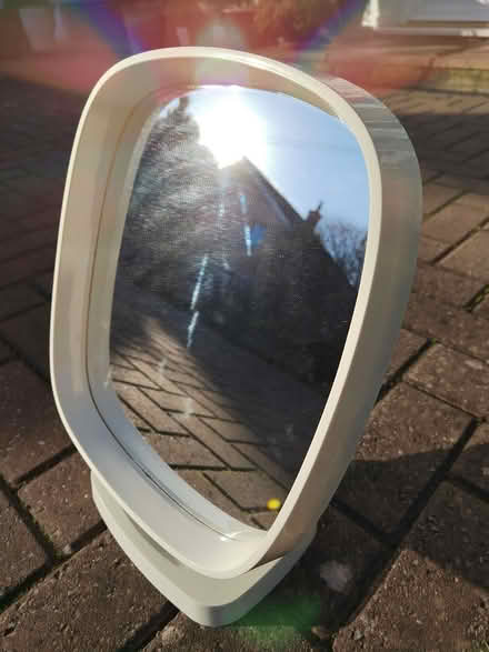 Photo of free Vintage mirror in white surround (Meare) (Oxenpill BA6) #1