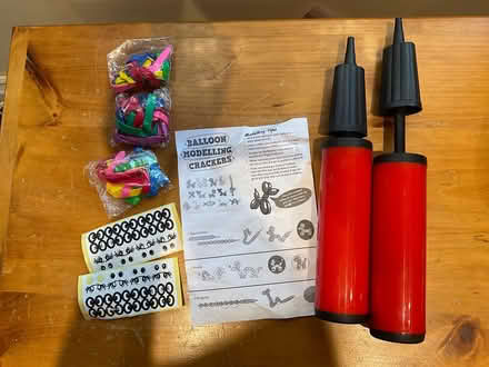 Photo of free Hand air pump and balloons (Williams Parkway and 10) #1
