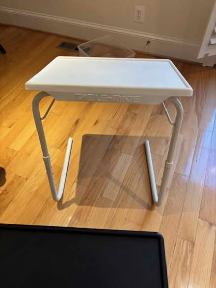 Photo of free White TV tray table (Near Slaters Lane.) #1