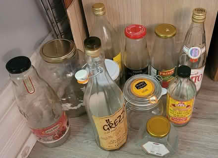 Photo of free Assorted bottles and jars (Mississauga valley blvd) #1