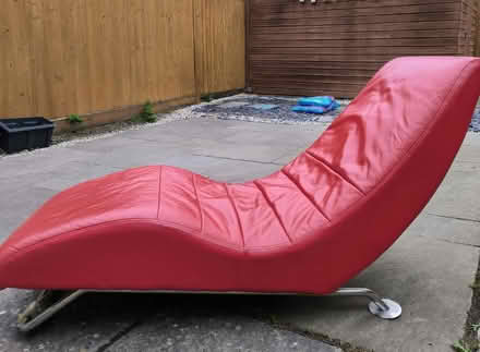 Photo of free Red Chaise Lounge (Brookwood GU21) #1