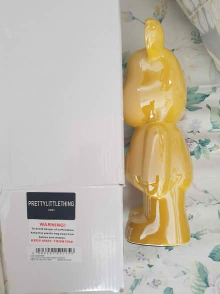 Photo of free New & in box yellow bear money box (Ealing, W5) #4