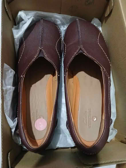 Photo of free Clarks shoes size 5 brown (Near Dollis Hill Station) #1