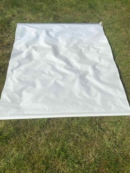 Photo of free Blank white roller blind (BD17 5LZ) #1