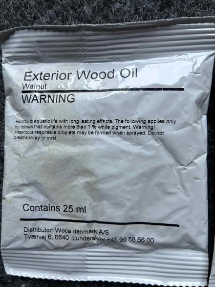 Photo of free Wood oil (Cottam PR4) #4
