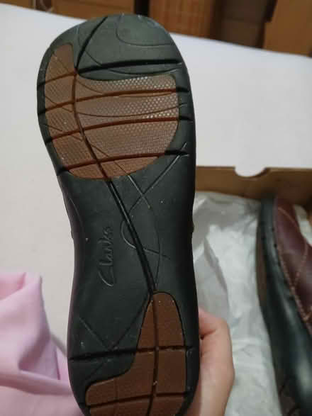 Photo of free Clarks shoes size 5 brown (Near Dollis Hill Station) #2